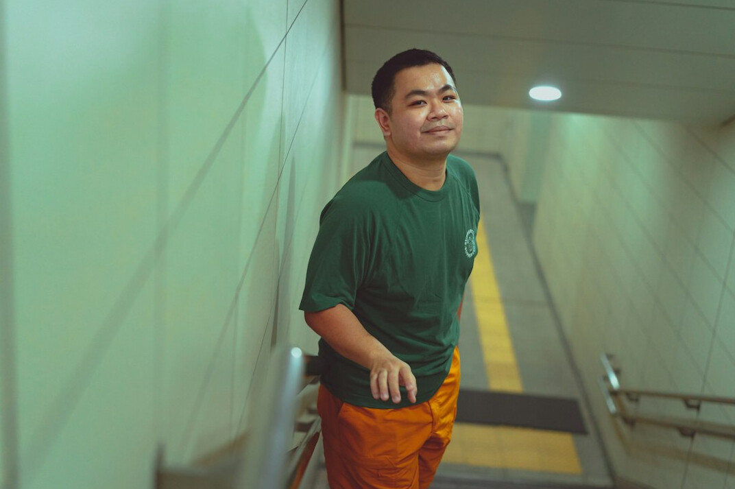 Portrait of a smiling male software architect