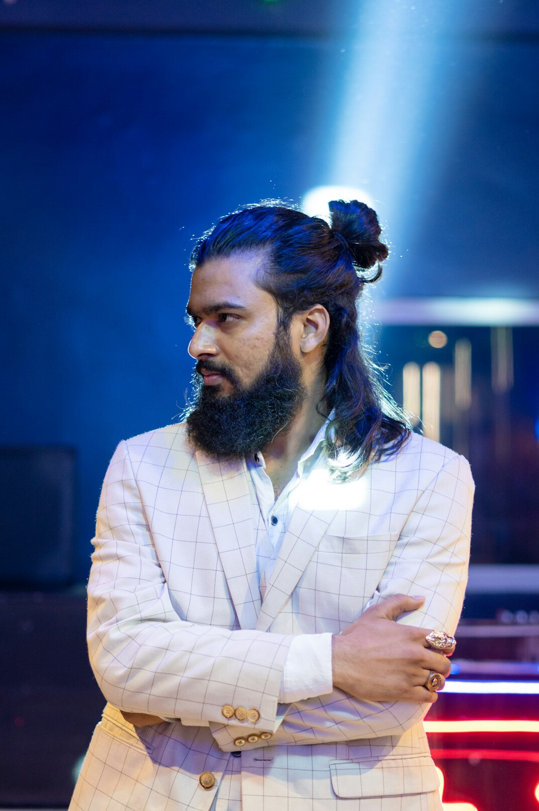 Portrait of a bearded businessman